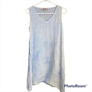 Flax Lagenlook Linen Dress P